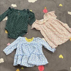 Little Me Blue and Yellow Baby Outfit